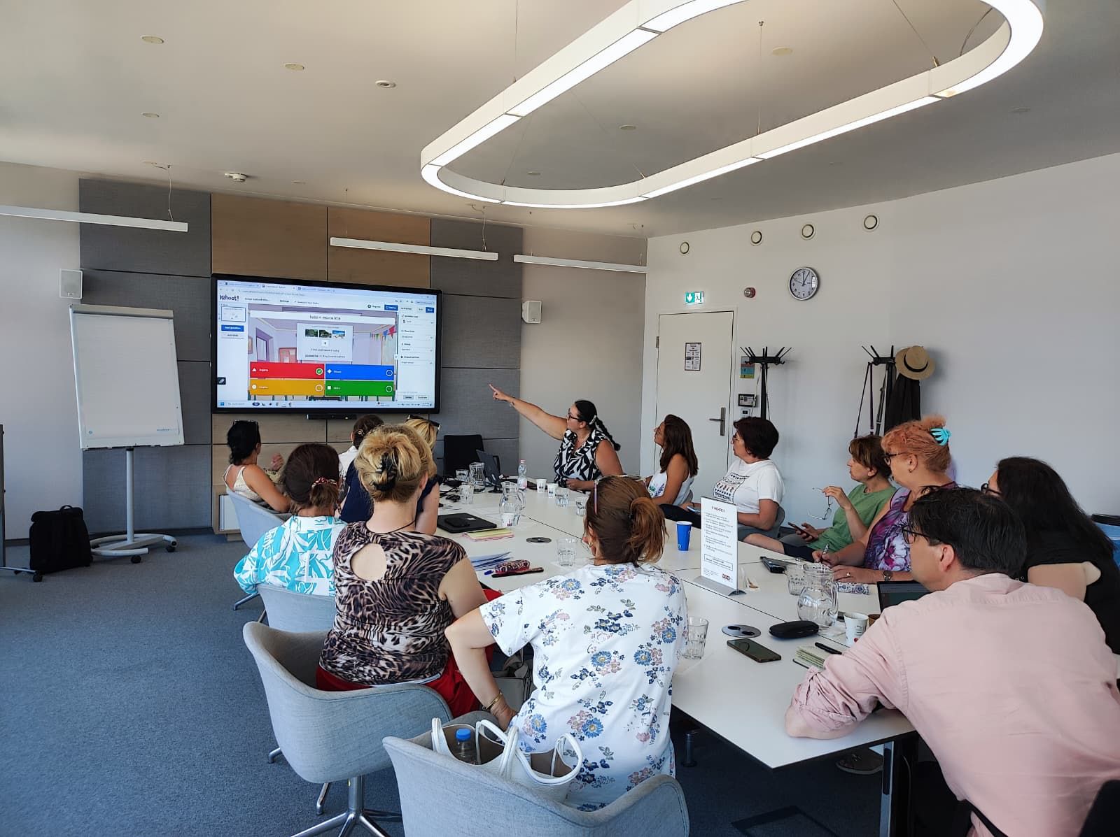 Professional training session with participants